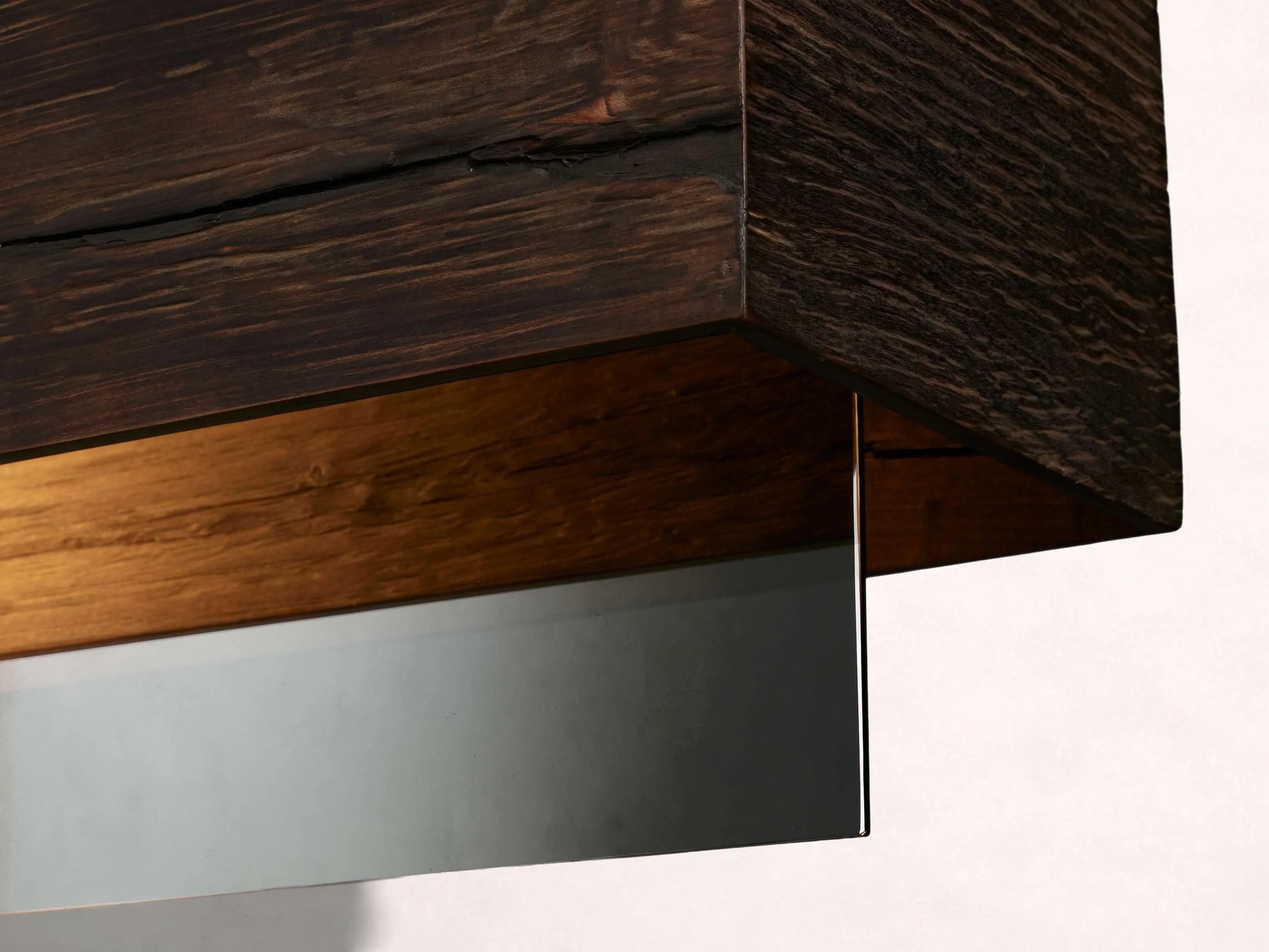 Lena Linear Wood Glass Chandelier 47'' 62" 72"L