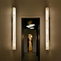Garron Modern Alabaster Linear Wall Sconce - King Lamps