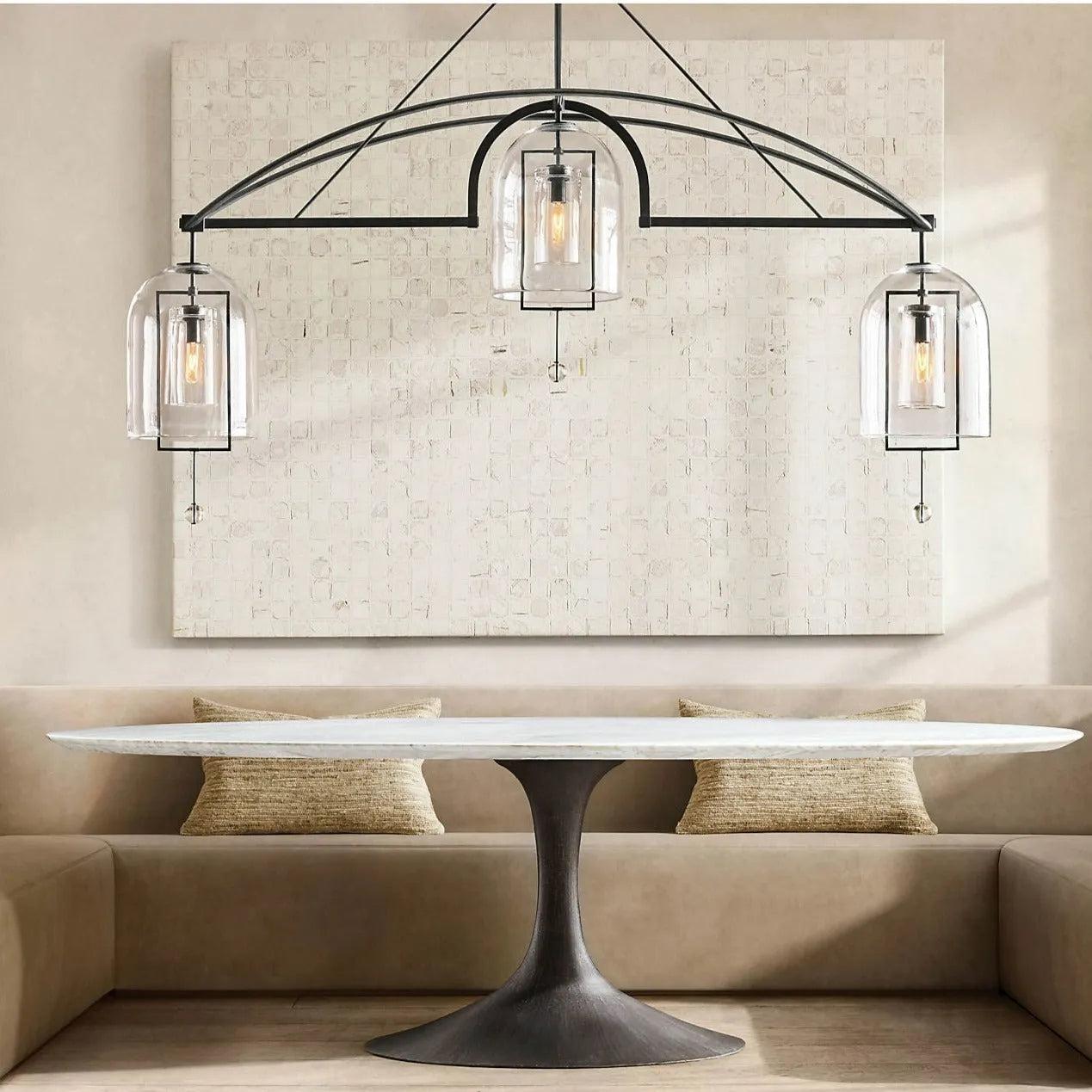Fulcrum Round Chandelier 61" 5-Lights - King Lamps
