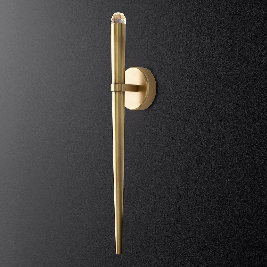 Aquitain Tapered Tubular Slender Torch Wall Sconce - King Lamps
