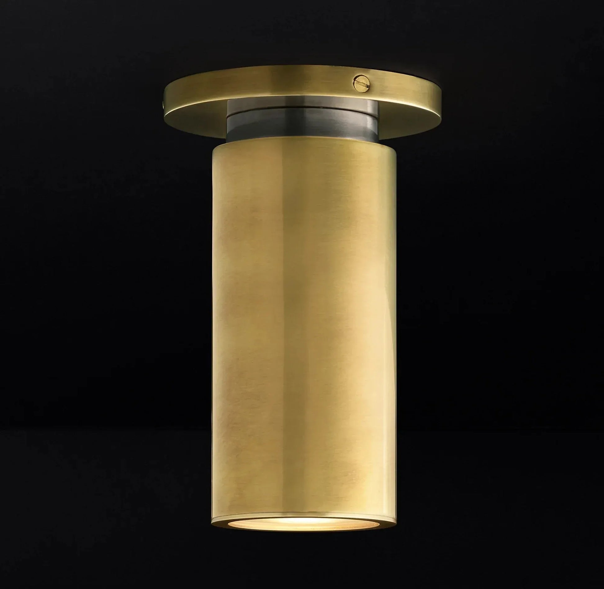 Champeaux Brass Flushmount 4½”D - King Lamps