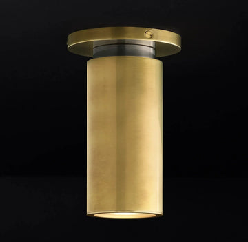 Champeaux Brass Flushmount 4½”D - King Lamps
