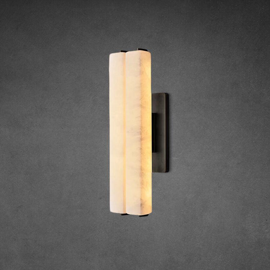 Auduben Alabaster Double Sconce - King Lamps