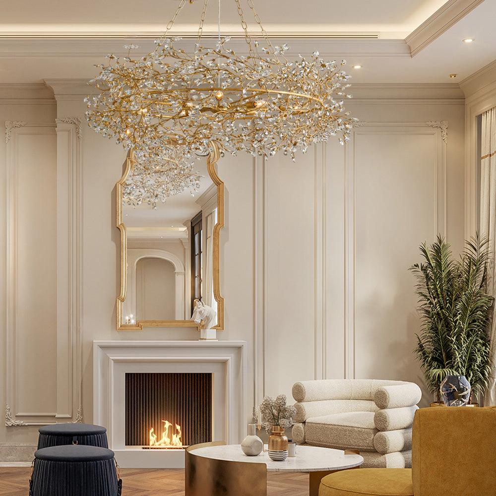 Fiore Crown Chandelier - King Lamps