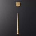Aquitain Tapered Tubular Solid Brass Wall Sconce 38