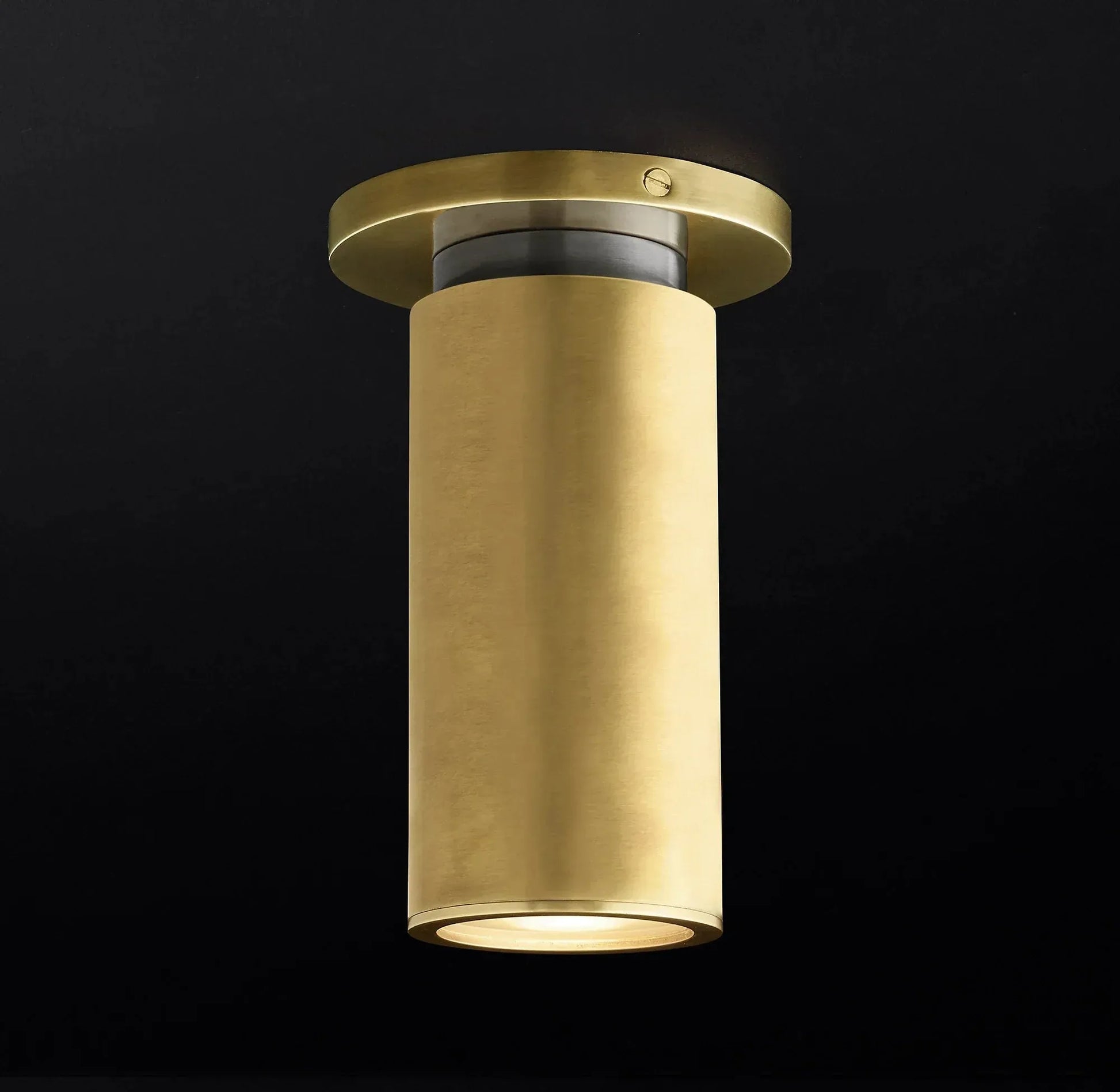 Champeaux Brass Flushmount 4½”D - King Lamps