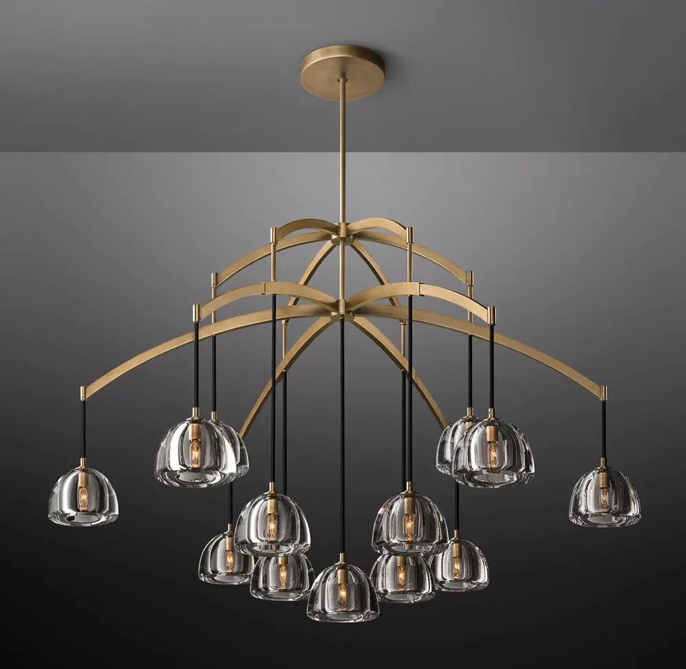 Hemisphere Round Chandelier 60″ - King Lamps