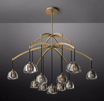 Hemisphere Round Chandelier 60″ - King Lamps