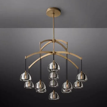 Hemisphere Round Chandelier 48″ - King Lamps
