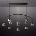 Hemisphere Linear Chandelier 72″ - King Lamps