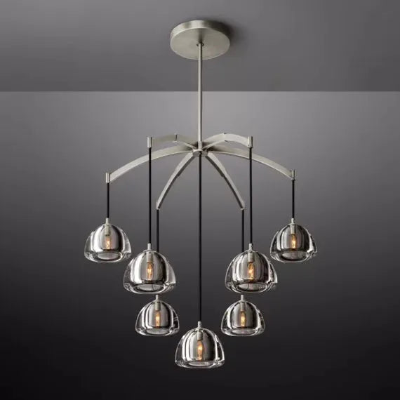 Hemisphere Round Chandelier 36″ - King Lamps