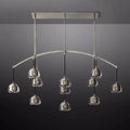 Hemisphere Linear Chandelier 72″ - King Lamps