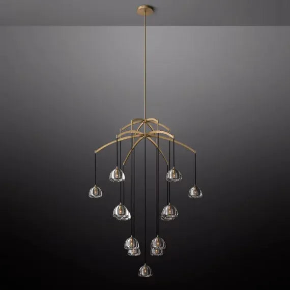Hemisphere Round Chandelier 60″ - King Lamps