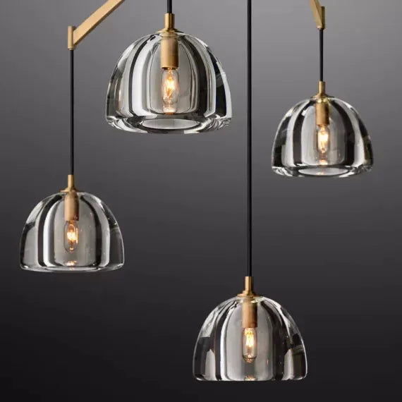Hemisphere Linear Chandelier 72″ - King Lamps