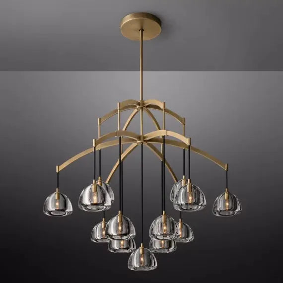 Hemisphere Round Chandelier 48″ - King Lamps