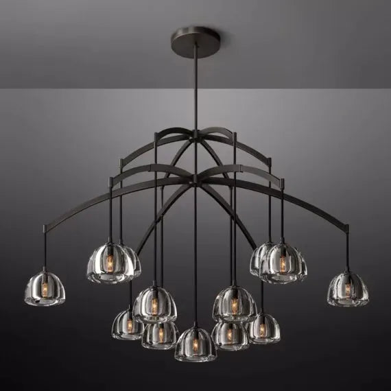 Hemisphere Round Chandelier 60″ - King Lamps
