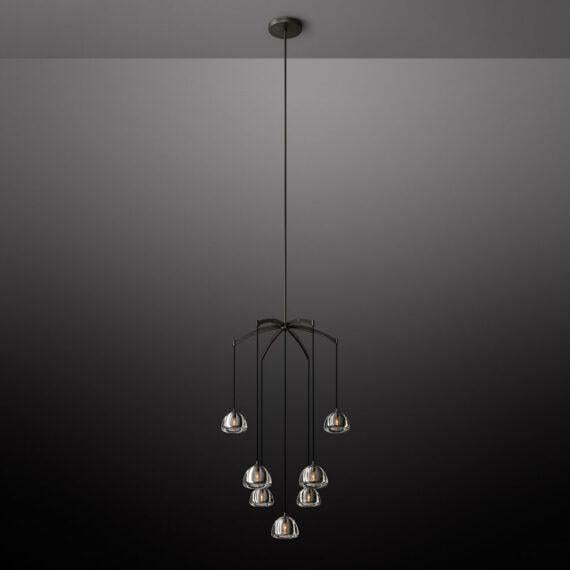 Hemisphere Round Chandelier 36″ - King Lamps