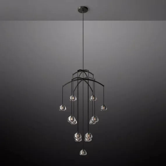 Hemisphere Round Chandelier 48″ - King Lamps