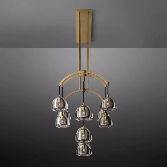 Hemisphere Linear Chandelier 72″ - King Lamps