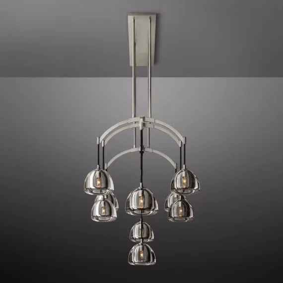Hemisphere Linear Chandelier 54″ - King Lamps