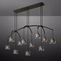 Hemisphere Linear Chandelier 72″ - King Lamps