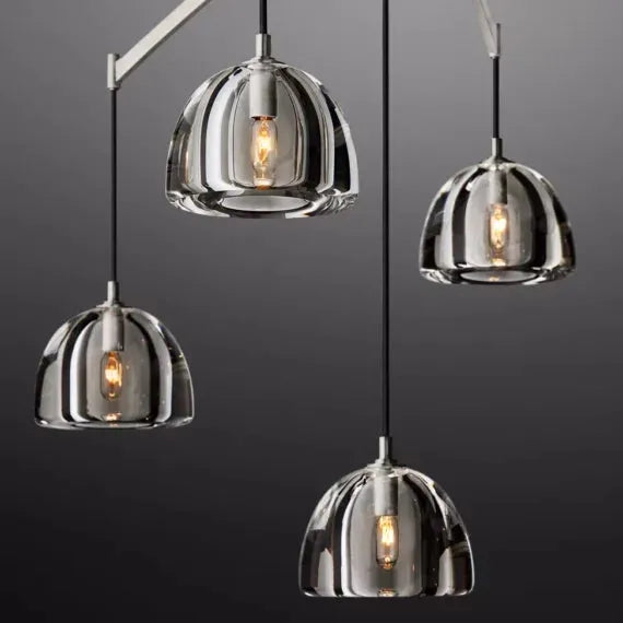 Hemisphere Linear Chandelier 72″ - King Lamps