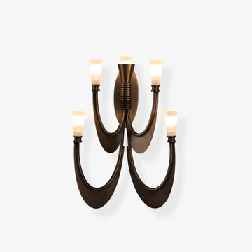 Metropolis Grand Alabaster Sconce