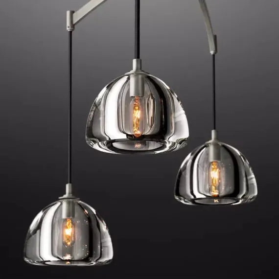Hemisphere Linear Chandelier 54″ - King Lamps