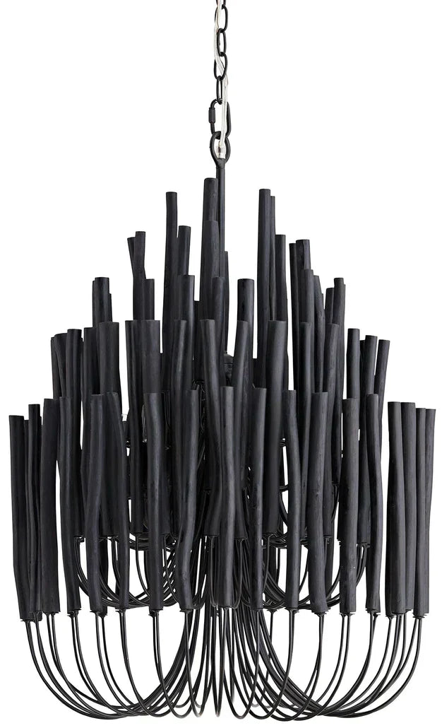 Modern Art Design 5/6-Light Modern Branch Modeling Chandelier in White/Black
