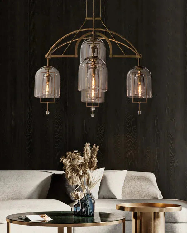 Fulcrum Linear Chandelier 61" 3 Lights - King Lamps