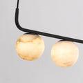 Modern Luxury Alabaster Global Kitchen Island Pendant 5 Lights - King Lamps