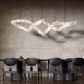 Scarlett Designer Alabaster Pendant Light, Modern Luxury Inspired Chandelier - King Lamps