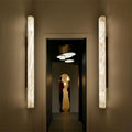 Grandeur Alabaster Linear Hallway Sconce - King Lamps