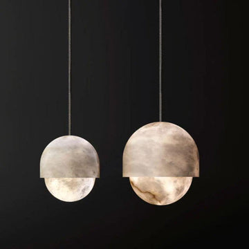 Ronan Modern Alabaster Mini Island Pendant Light - King Lamps