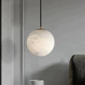 Alabaster Sphere Pendant Light, Modern Pendant Light - King Lamps