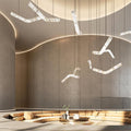 Luna's Simplicity - Modern Minimalist Alabaster Dining Room Pendant Light - King Lamps