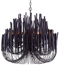 Modern Art Design 5/6-Light Modern Branch Modeling Chandelier in White/Black