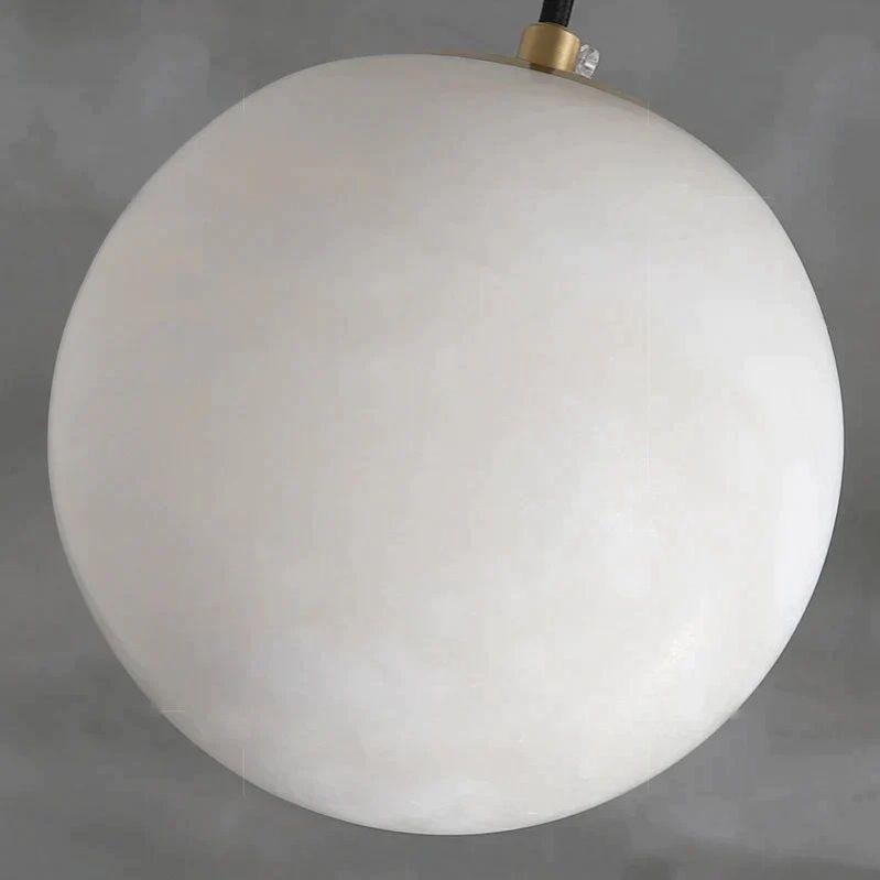 Alabaster Sphere Pendant Light, Modern Pendant Light - King Lamps