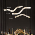 Luna's Simplicity - Modern Minimalist Alabaster Dining Room Pendant Light - King Lamps
