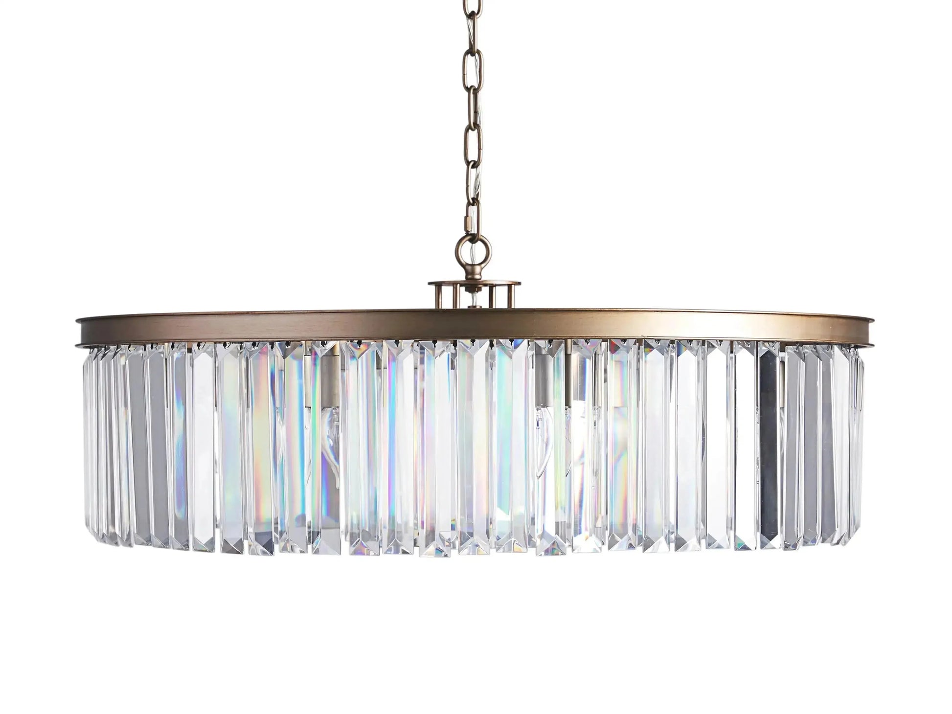 Leyland Crystal Round Chandelier - King Lamps