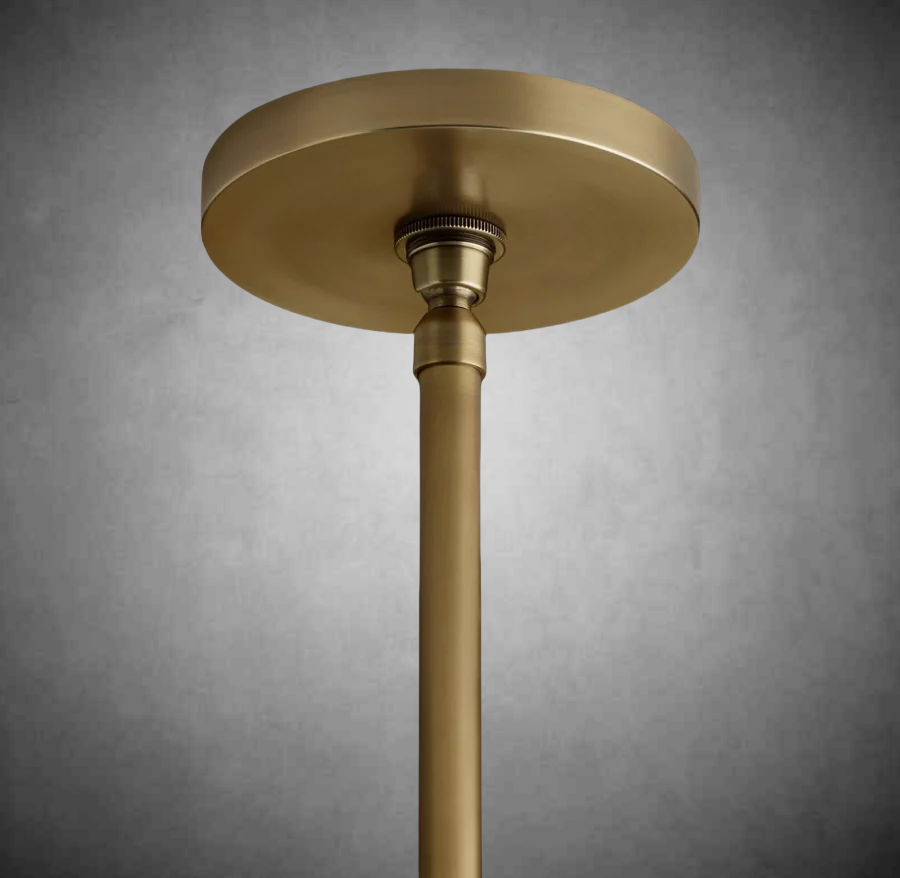 Hand-Carved Alabaster Cylinder Pendant - King Lamps