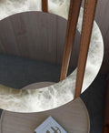Oslo Pendant Alabaster Chandelier, Halo Ring Chandelier - King Lamps