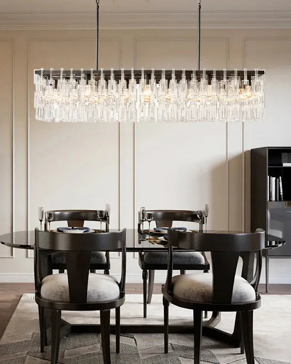 Marigan Rectangle Chandelier 60" - King Lamps