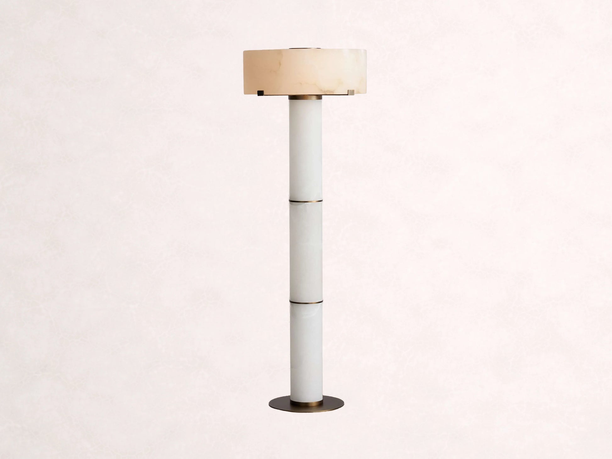 Chayla Alabaster Stone Floor Lamp 64''H