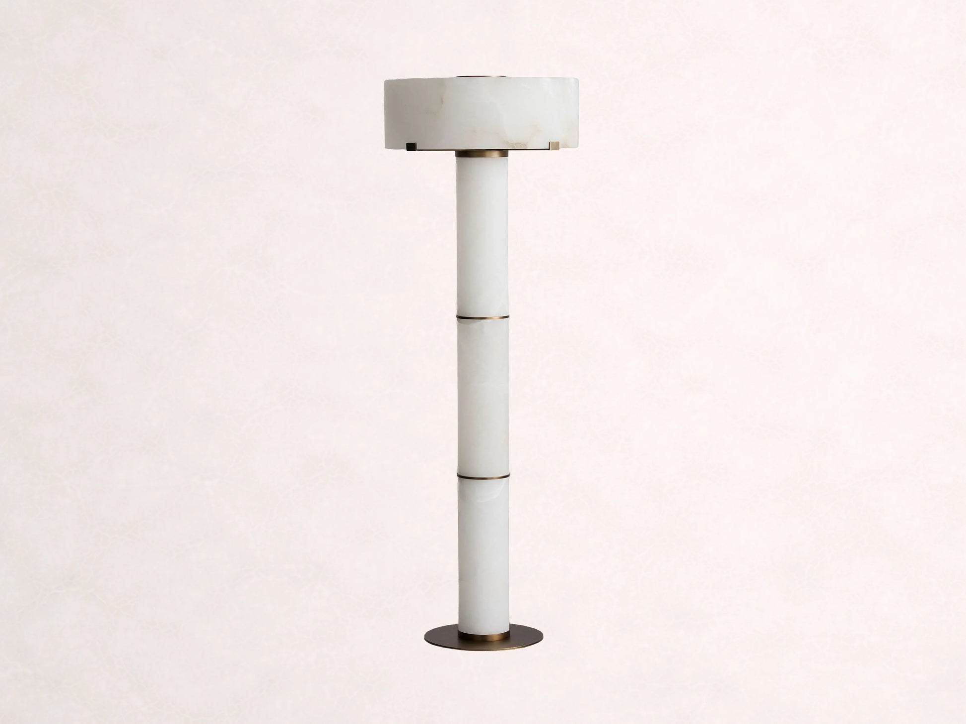 Chayla Alabaster Stone Floor Lamp 64''H