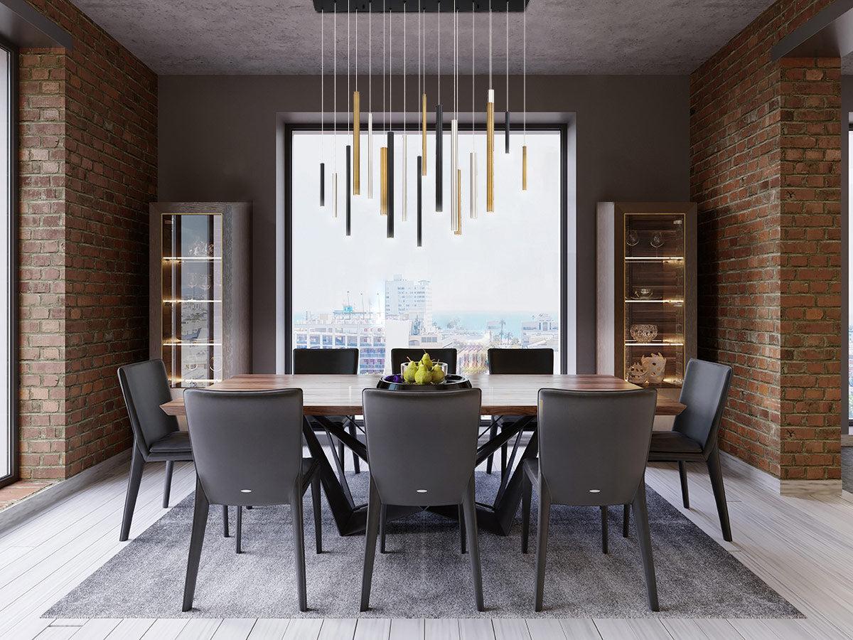 Santana Linear Multi Light Pendant - King Lamps