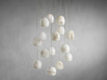 Arica Round Alabaster Chandelier 3/7/15/36 Light - King Lamps