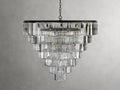 Leyland Tiered Round Crystal Chandelier - King Lamps