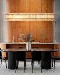 San Marco Alabaster Linear Chandelier 54