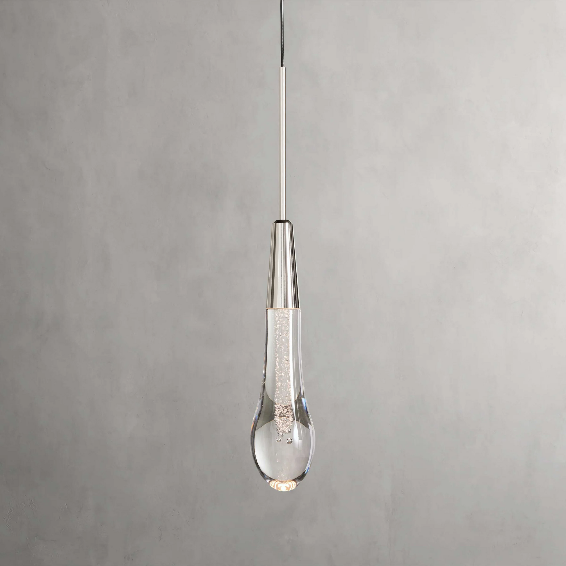 Soltaire Crystal Pendant 1 light 2 lights - King Lamps